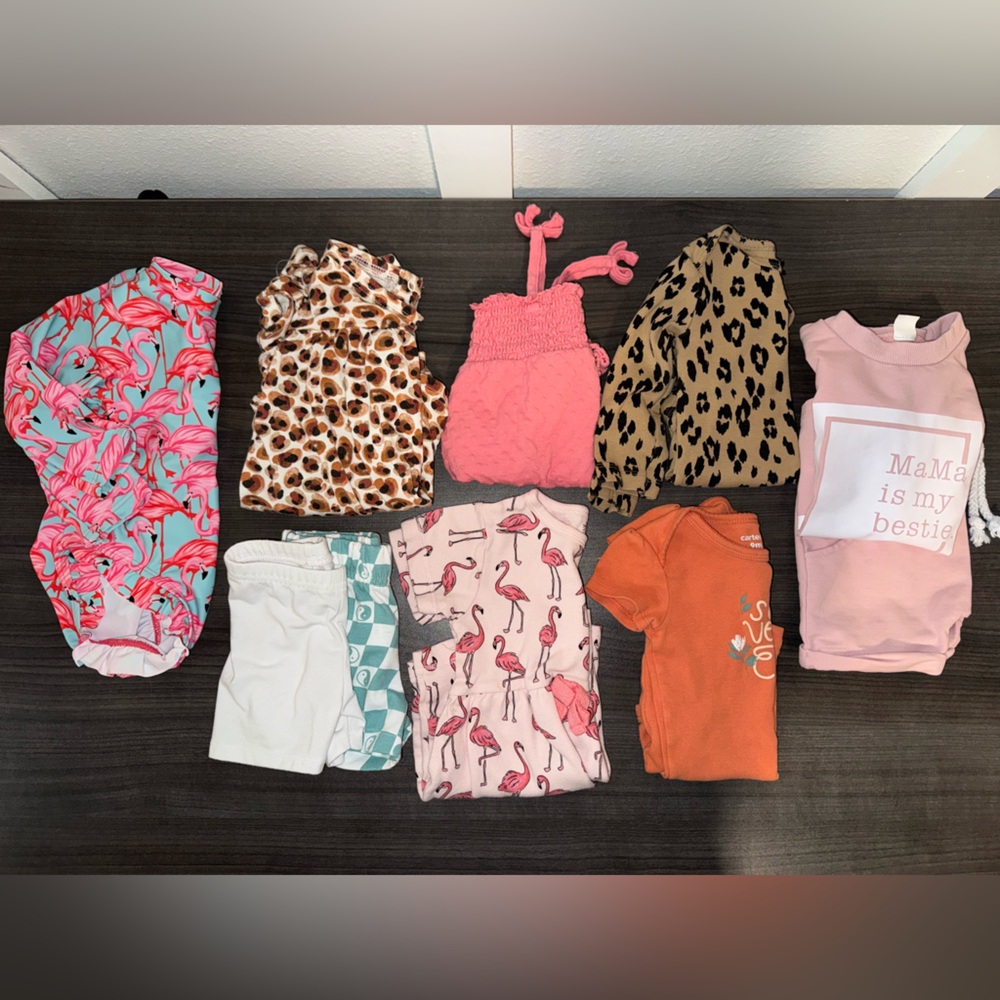 Bundle of baby girls 9-12mo clothing